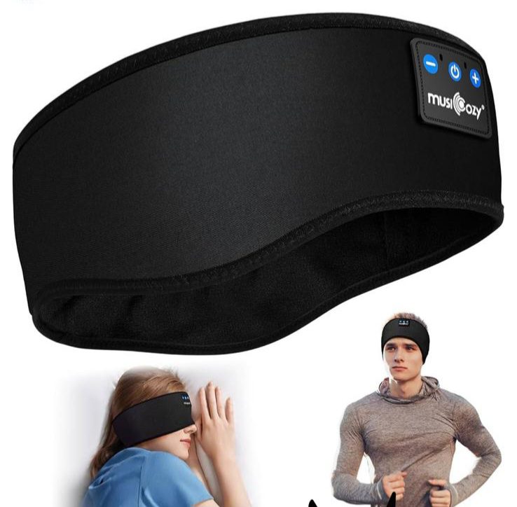 IMG-20250504-WA0007 Cuffie per Dormire Cuffie Bluetooth 5.3 Fascia per chi dorme sul fianco, Cuffie per Dormire Morbide con 14 Ore di Riproduzione per Uomini Donne - immagine 1