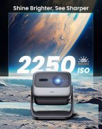 N1S Pro Proiettore 4K Laser Triplo, 2250 ISO Lumen, Contrasto 1600:1, Netflix, GTV, Autofocus 360° Reale, 300", HDR10, Dolby Digital Plus, Bluetooth, Wifi, Proiettore Portatile da Esterno - immagine 2