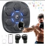 macchina da boxe musicale,pugilato,bluetooth con guanti