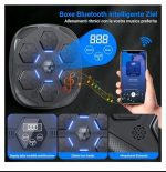 macchina da boxe musicale,pugilato,bluetooth con guanti - immagine 2