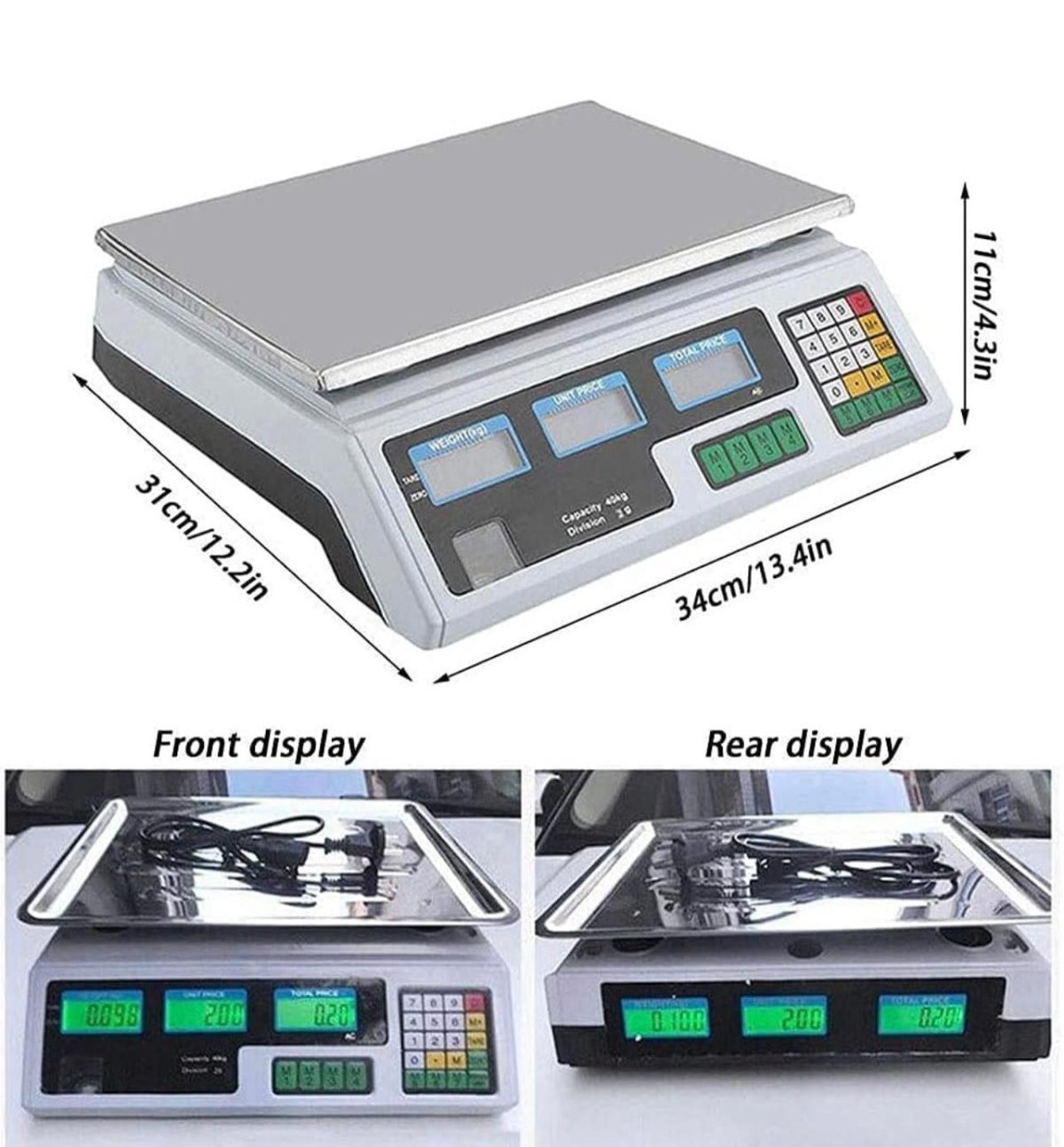 WhatsApp Image 2025-05-10 at 23.47.26 Bilancia Elettronica da Banco 2g fino a 40kg - immagine 1