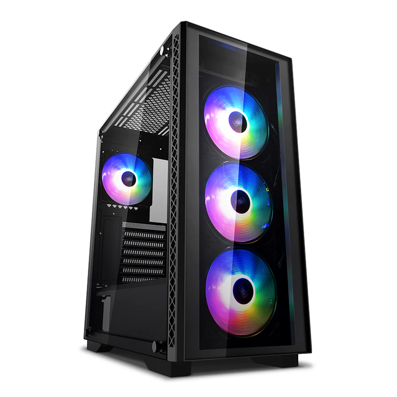 deepcool_matrexx50 Deepcool Matrexx 50 ADD-RGB 4F Midi Tower PC Nero DP-ATX-MATREXX50-AR-4F-NE - immagine 1