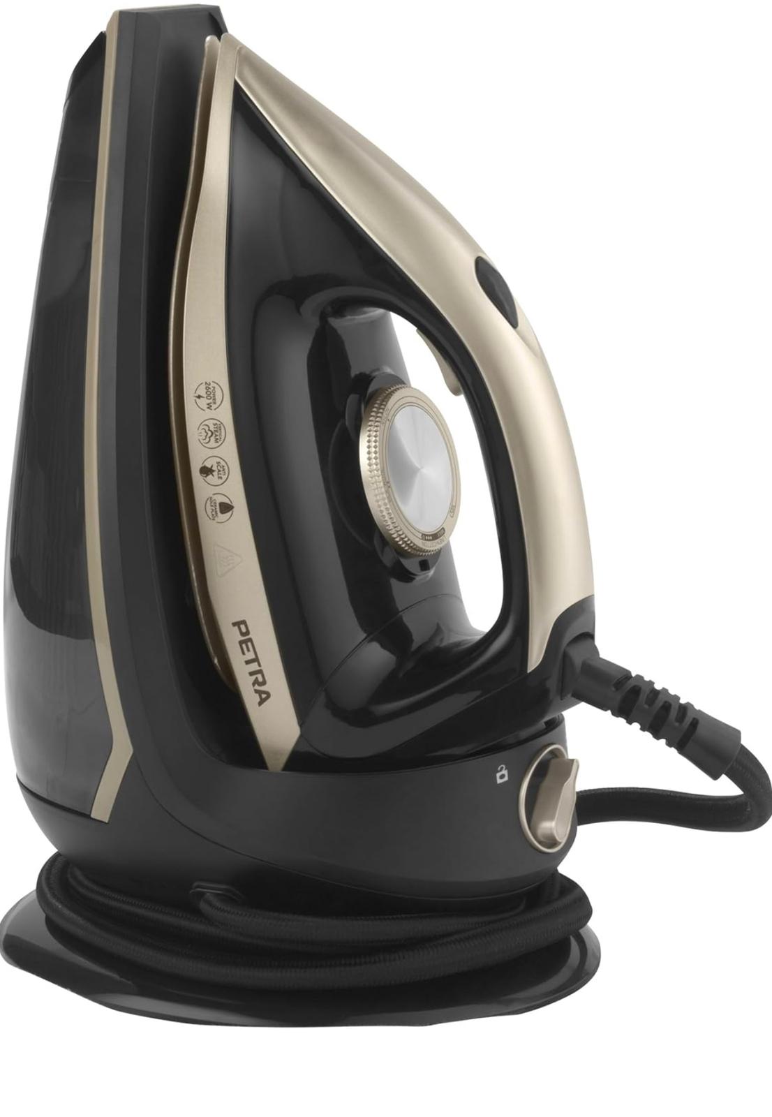 WhatsApp Image 2025-06-05 at 21.42.31 Petra PF01483VDEEU7 Ferro da Stiro a Vapore Con Caldaia Da 2600w, Base Compatta, Vano Portacavo da 1,9 M, Serbatoio Acqua Rimovibile da 1,5 L Con Blocco, 30 Min di Vapore Continuo, Anticalcare - immagine 1