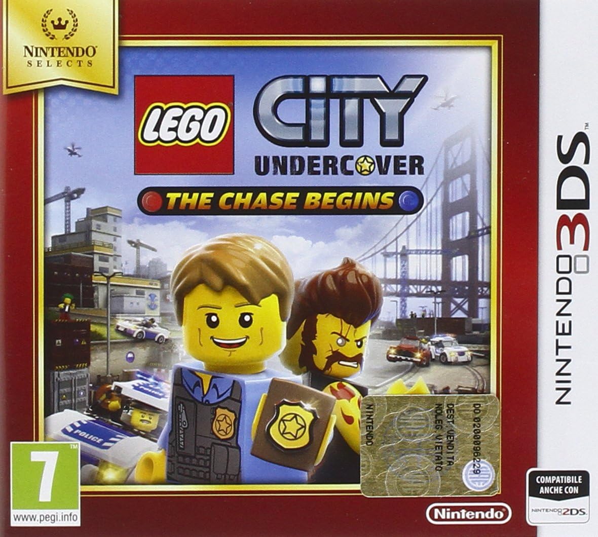 81fWEUJ6ZDL._AC_SL1180_ LEGO City Undercover: The Chase Begins - Nintendo Selects - Nintendo 3DS - immagine 1