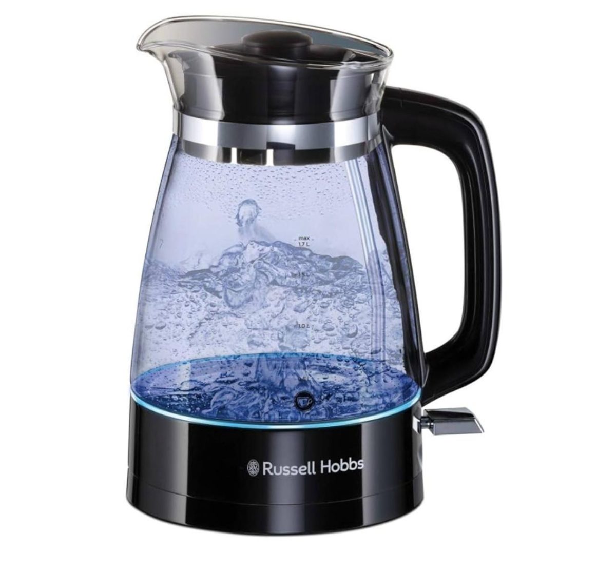 Russell Hobbs 26080 Bollitore elettrico senza fili in vetro a clessidra. - immagine 1