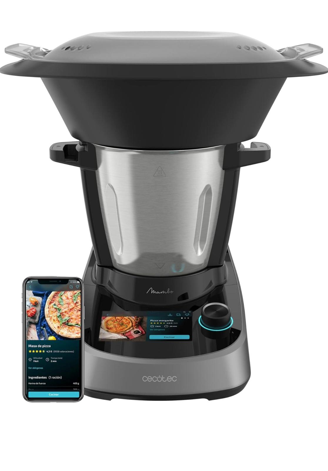b49d35bf-9485-4381-85ae-316a4ac9d784 Cecotec Robot di Cucina Multifunzione Mambo Touch. 1600 W, 37 Funzioni, schermo tattile TFT da 5″ con ricettario integrato, APP, Bilancia e Caraffa in acciaio inox, Capacità 3,3 litri - immagine 1