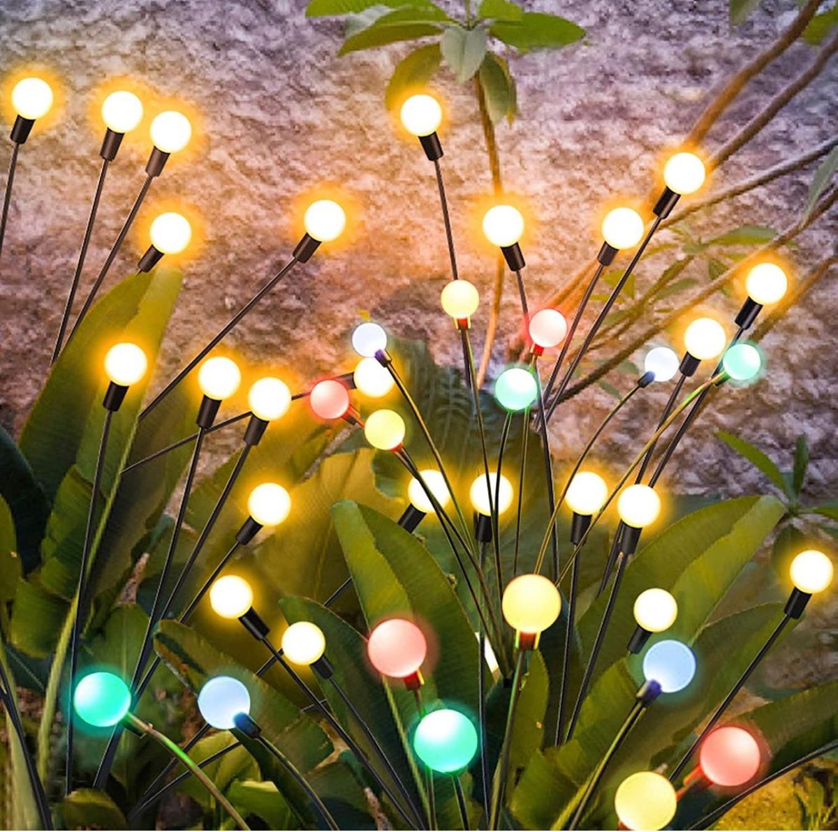 led Luci Solari da Giardino 10 LED Impermeabili - immagine 1