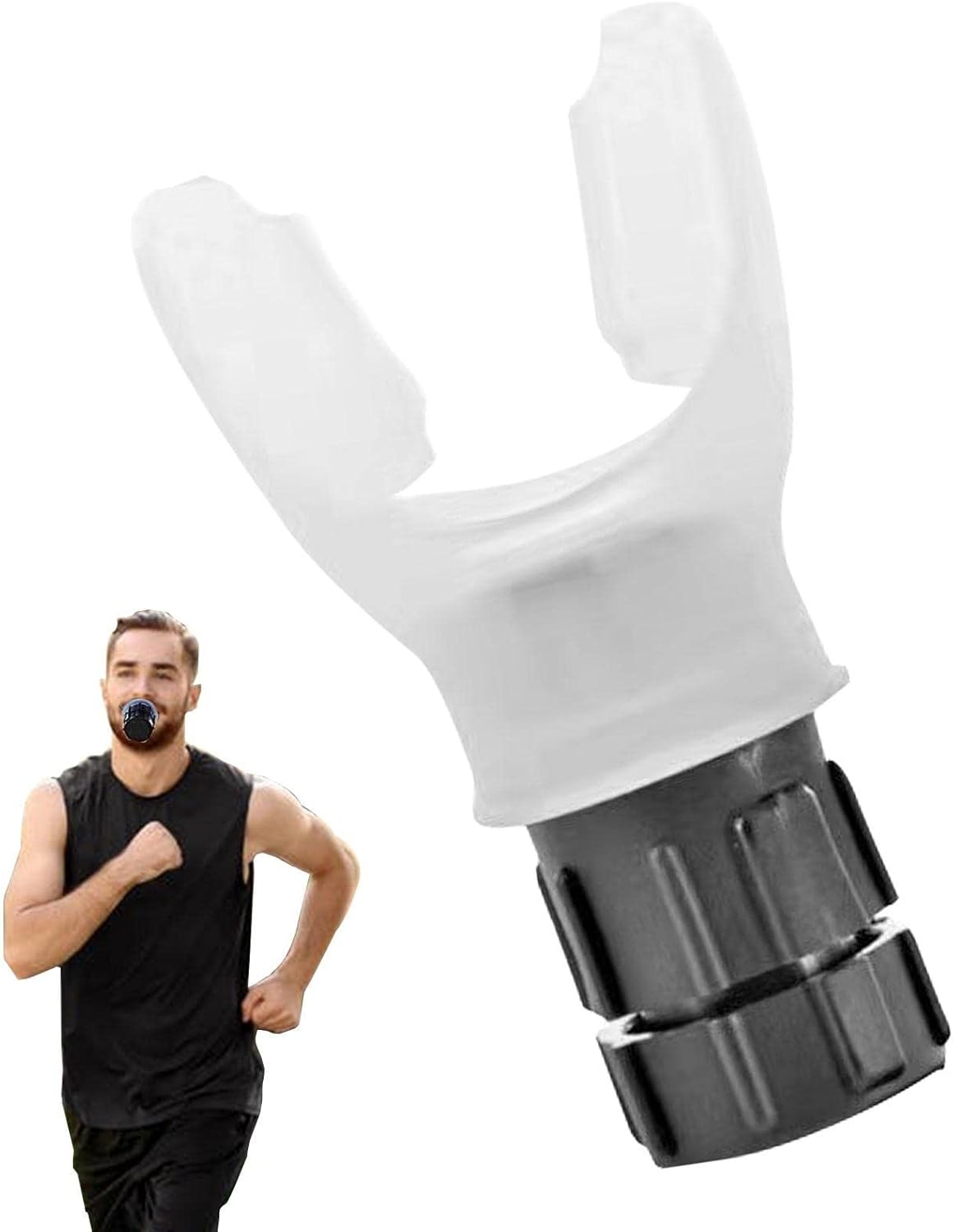 51oCXBosB0L._AC_SL1500_ Esercitatore per la respirazione polmonare, Flessibile polmonare in ABS, Ausili per la respirazione per esercizi aerobici, Esercitatore per la respirazione con Oxyflow Trainer per la respirazione, Dispositivo per rafforzare i polmoni per uomini, donne, corridori, cantanti, amanti dello sport - immagine 1