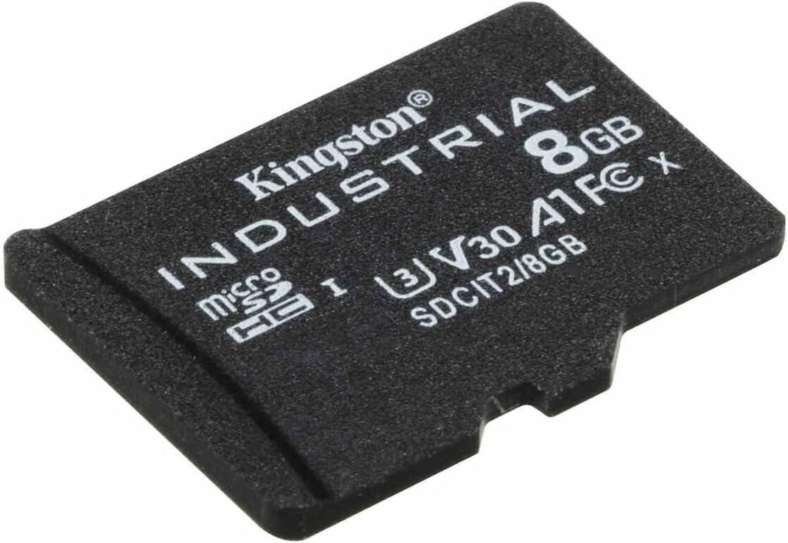 61u6dVeehFL._AC_SL1200_ Kingston Industrial microSD -8GB microSDHC Industrial C10 A1 pSLC - Scheda singola senza adattatore - SDCIT2/8GBSP - immagine 1