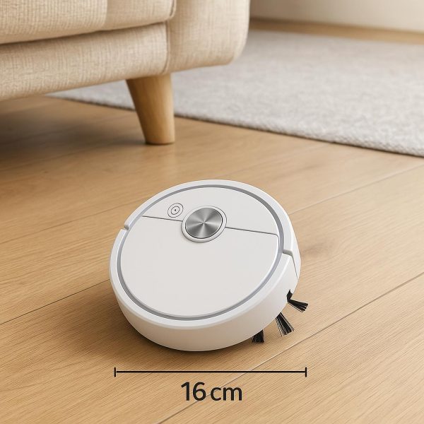 Mini Robot Aspirapolvere 16 cm – Compatto e pratico