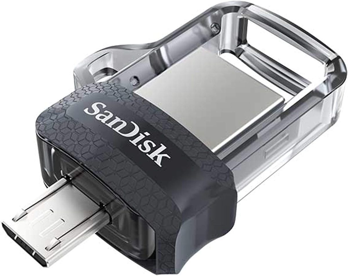 71bV203ASmL._AC_SL1500_ SanDisk Ultra Dual M3.0 USB Flash Drive 64GB, fino a 130 MB/s - immagine 1