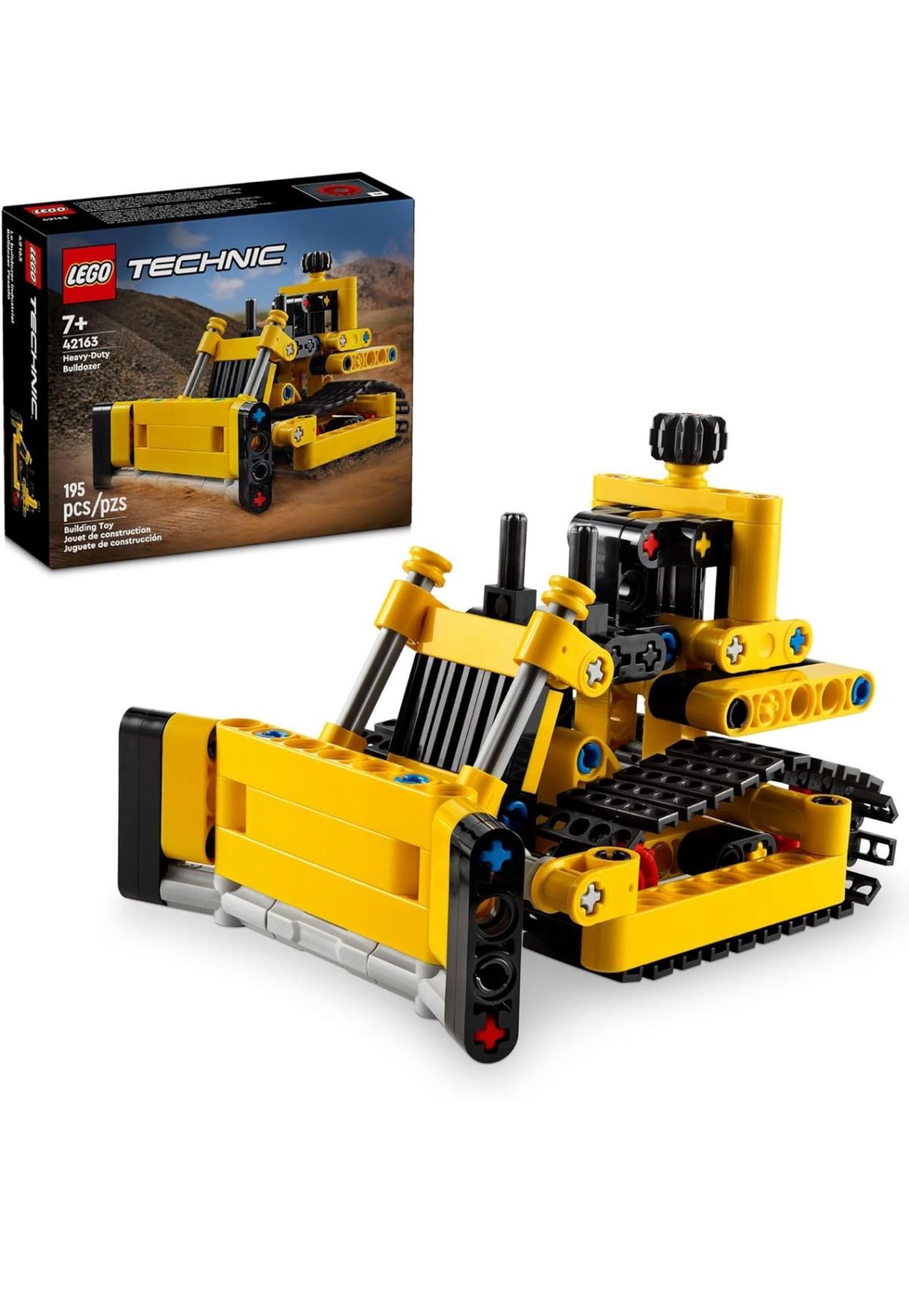 80a4dab9-d36c-4bdd-823a-bde8b7cc25cb LEGO Technic 42163 - Set di bulldozer, giocattolo da costruzione per bambini, regalo per bambini e bambine dai 7 anni in su - immagine 1