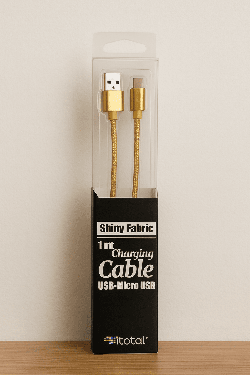 ChatGPT Image 24 ott 2025, 19_35_44 Cavo Usb-Micro Usb in Metallo di I-Total (colore oro) - immagine 1