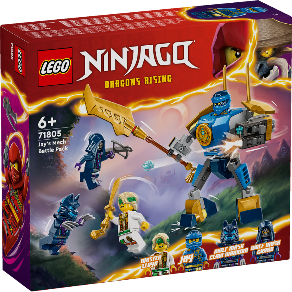 a_5702017565552 LEGO NINJAGO PACK MECH DA BATTAGLIA DI JAY 71805 - immagine 1