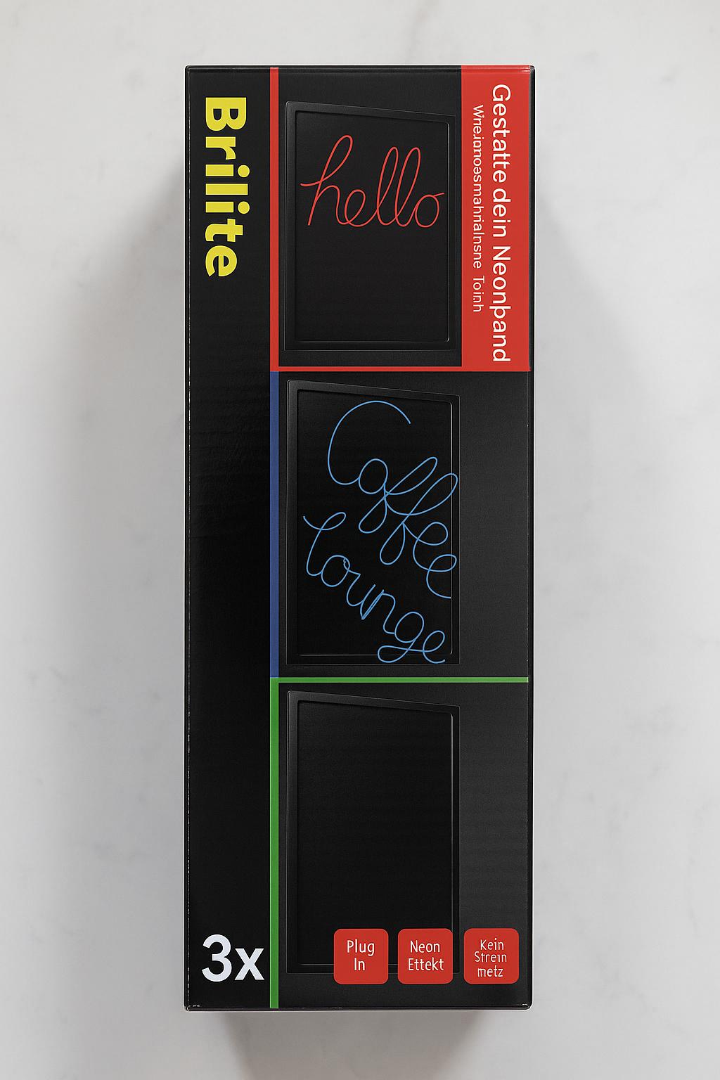 IMG-20251127-WA0047 Brilite Neon LED Flessibili 3 Pezzi – Strisce Modellabili per Scritte Luminose, Decorazioni Creative, Bar, Casa e Party - immagine 1