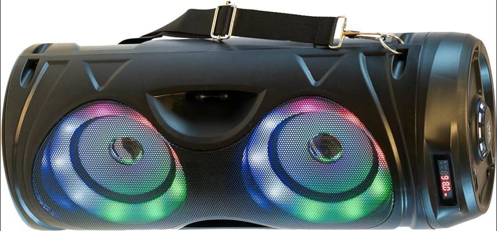 IMG-20251130-WA0026 Party Light & Sound - TEEN-VIBE - Altoparlante a batteria con woofer illuminati - Bluetooth, USB, MicroSD, Jack 6,35mm, TWS - immagine 1