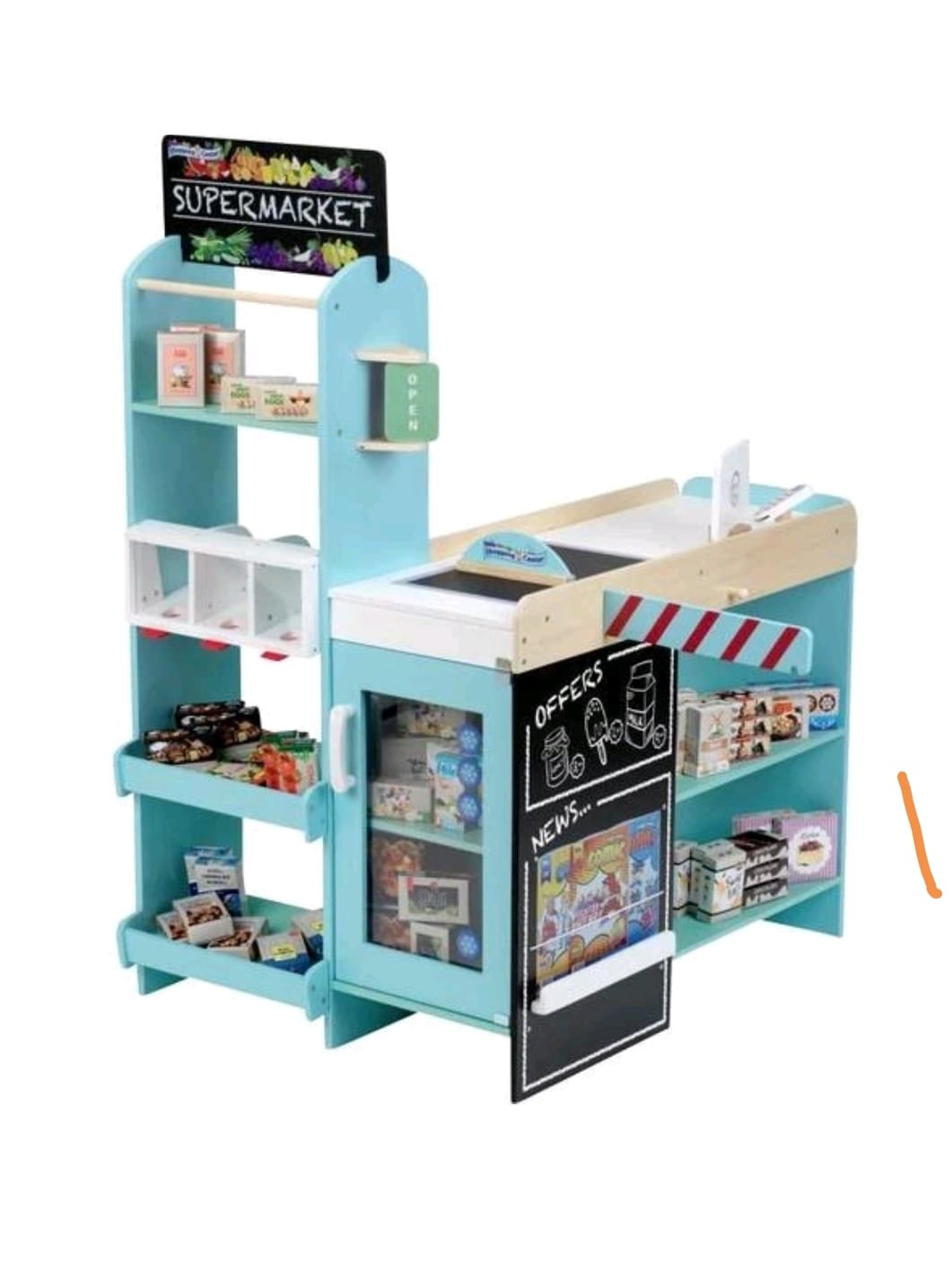 IMG-20251201-WA0014 Theo Klein 9391 Supermercato, legno (MDF) - immagine 1