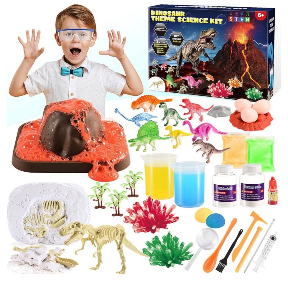 IMG-20251201-WA0021 Esperimenti Scientifici per Bambini, Dinosauro Giocattolo, Giochi Bambino 5-12 Anni Maschio, Regalo Bambino 9 10 11 12 Anni, Dinosauri per Bambini, STEM Kit e Esperimenti di Scienze - immagine 1