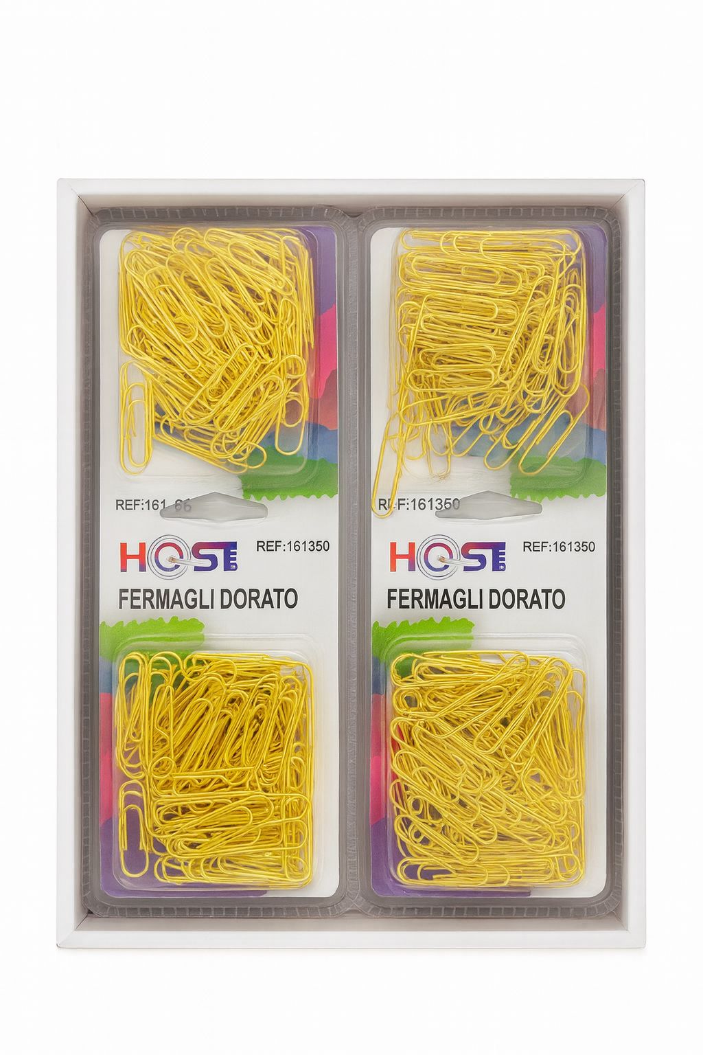 IMG-20251201-WA0038 Set 4×96 Fermagli Dorati – 384 Graffette in Metallo Dorato per Ufficio, Scuola e Archivio - immagine 1