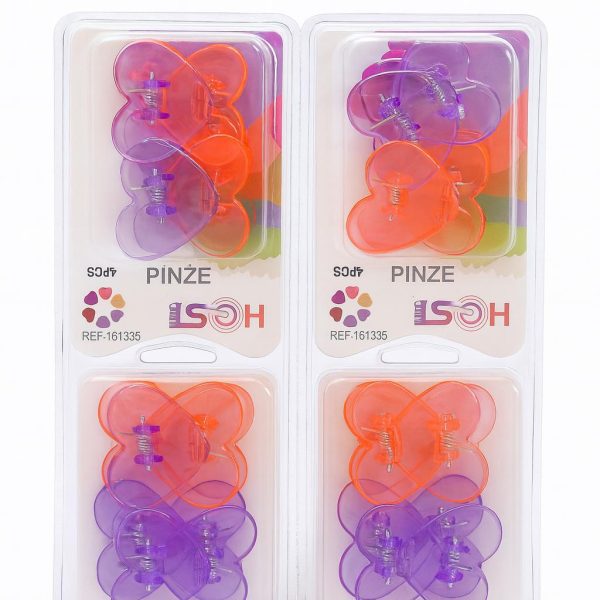 Set di 16 Pinze Colorate a Farfalla – Clip in Plastica Resistenti per Casa, Ufficio e Fai-da-Te