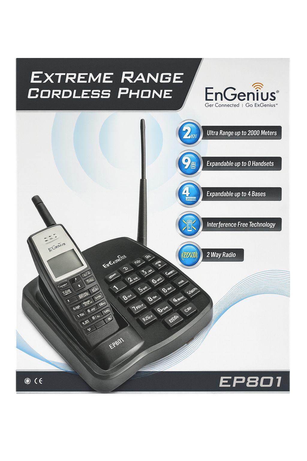 IMG-20251201-WA0044 EnGenius EP801 Telefono Cordless Professionale – Gittata 2km – 2-Way Radio – Espandibile - immagine 1