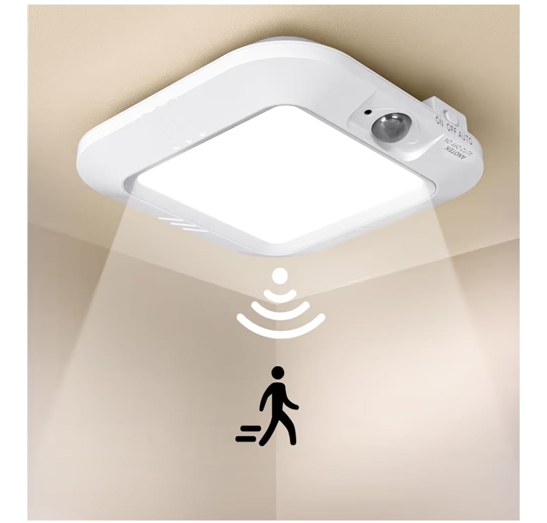 IMG-20251203-WA0034 Lampada da soffitto con sensore di movimento a batteria - immagine 1