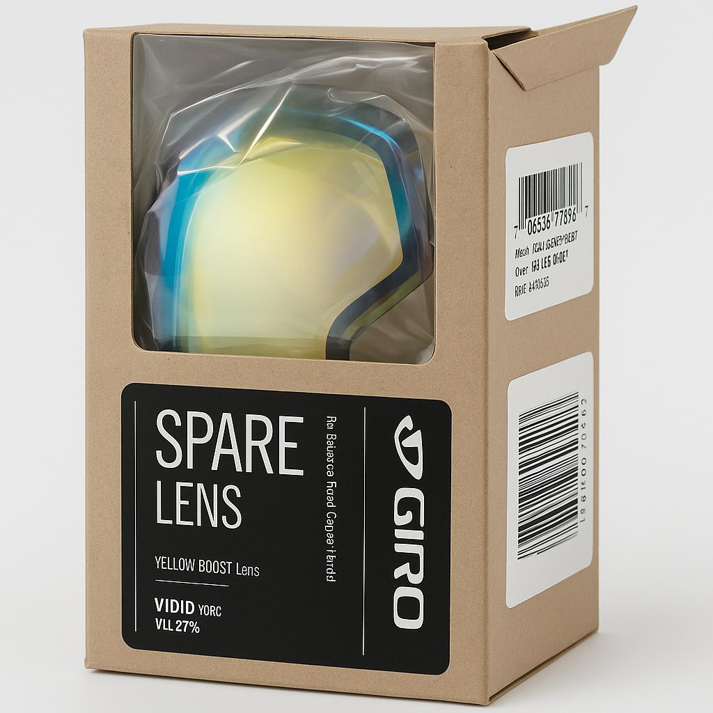 IMG-20251203-WA0038 Giro Spare Lens Yellow Boost – Lente di Ricambio per Maschere Balance/Facet | Originale Anti-Fog - immagine 1