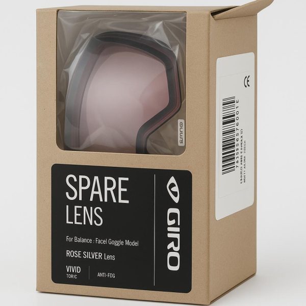 Giro Spare Lens Yellow Boost – Lente di Ricambio per Maschere Balance/Facet | Originale Anti-Fog