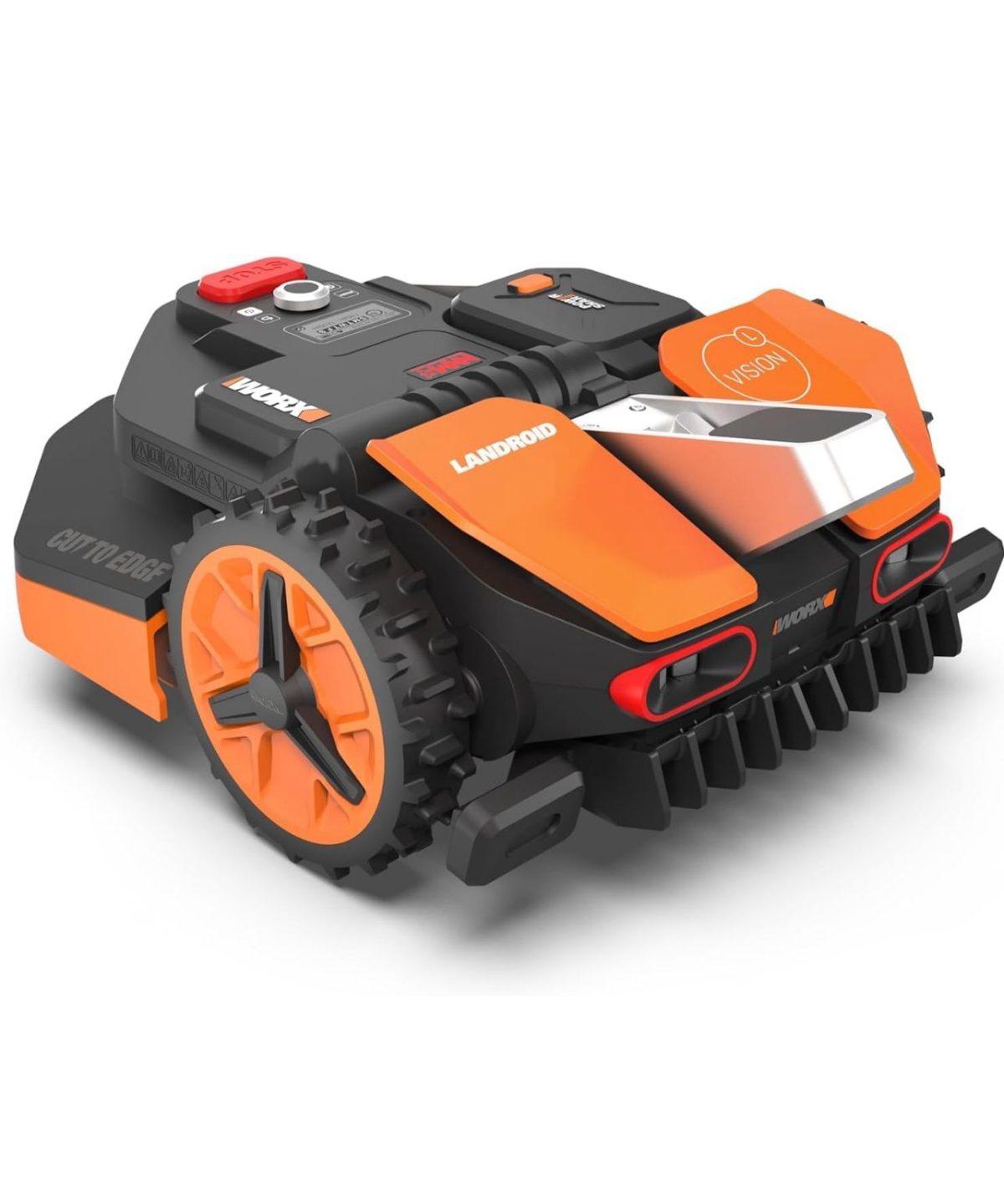 IMG-20251216-WA0009 WORX WR216E.1 Robot Vision AI Rasaerba a batteria 20V, Area di Taglio 1.600mq, senza filo perimetrale (usato per dimostrazione) - immagine 1